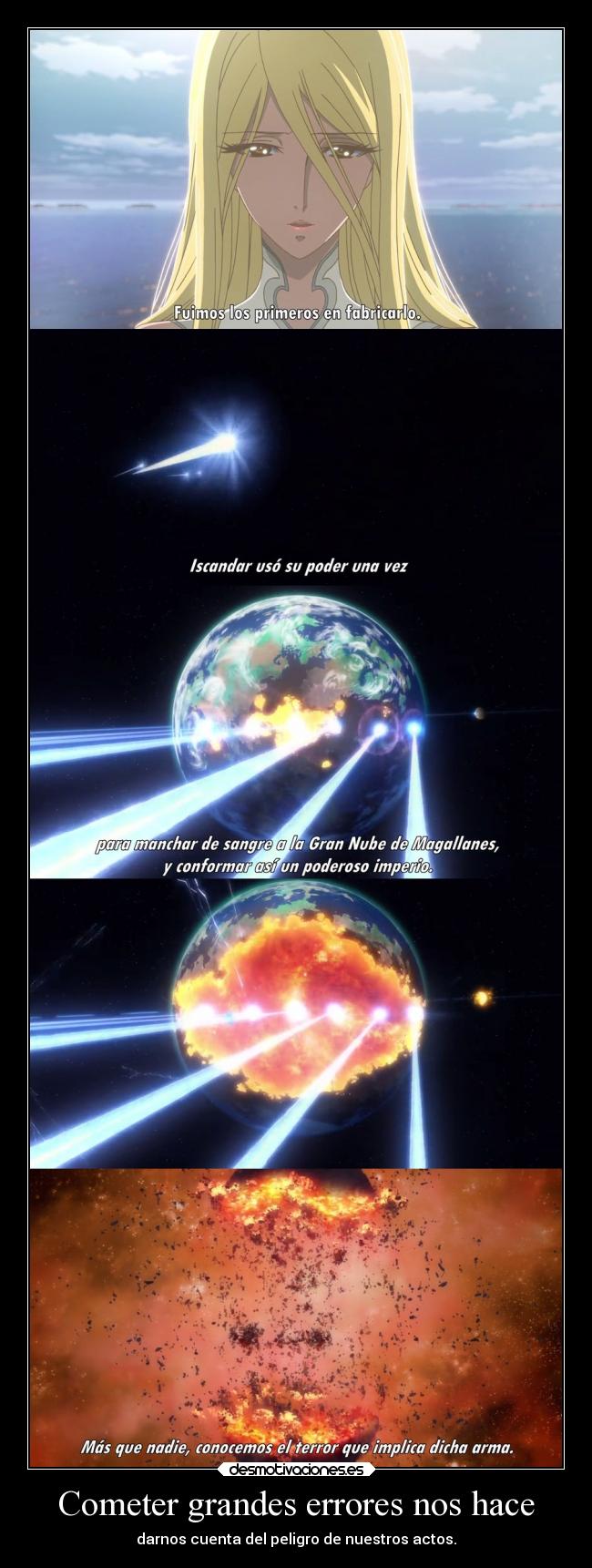 carteles raptorhunters harukaze anime manga otaku space battlship yamato 2199 errores iscandar desmotivaciones