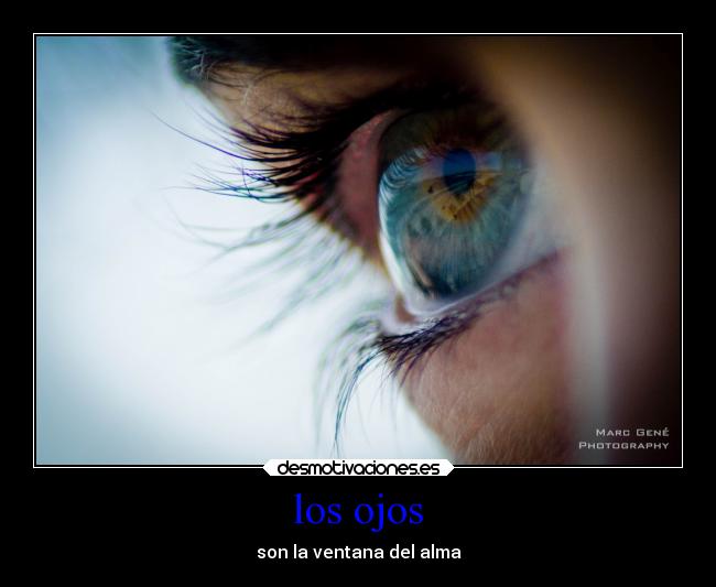 los ojos - son la ventana del alma