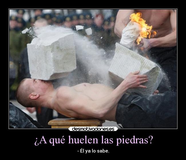 ¿A qué huelen las piedras? - 