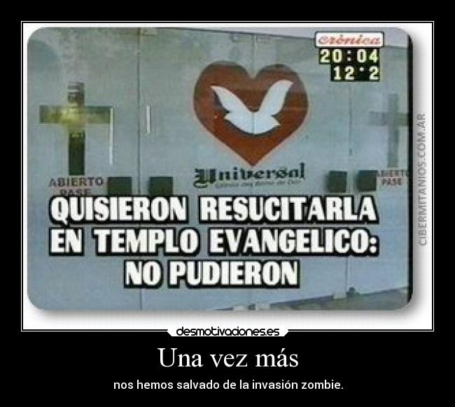 Una vez más - nos hemos salvado de la invasión zombie.