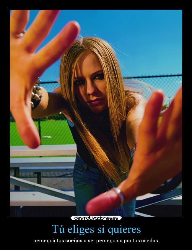 Tú eliges si quieres -