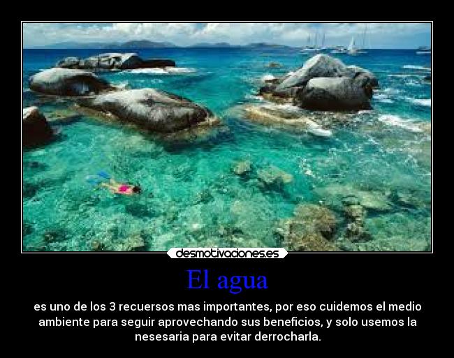 El agua -