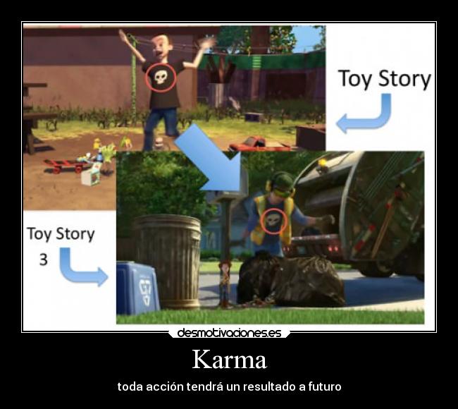 Karma - toda acción tendrá un resultado a futuro