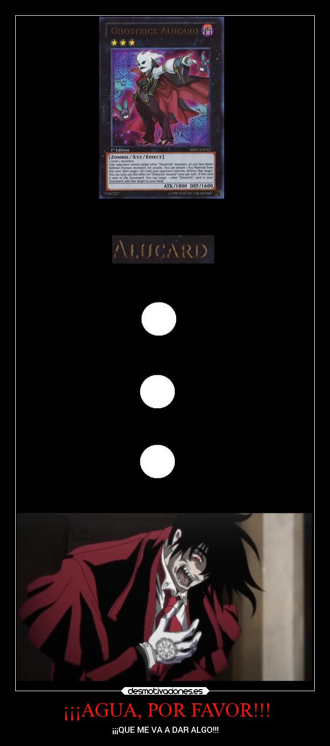 ¡¡¡AGUA, POR FAVOR!!! -