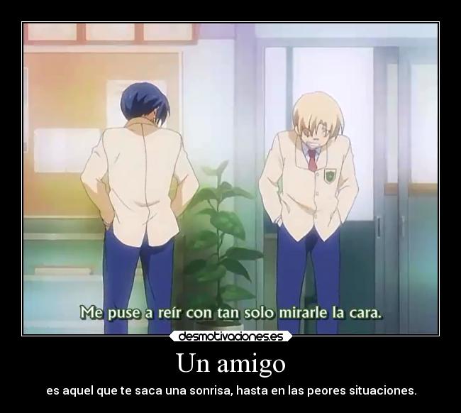 Un amigo -
