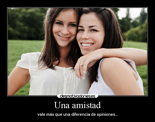 Una amistad -