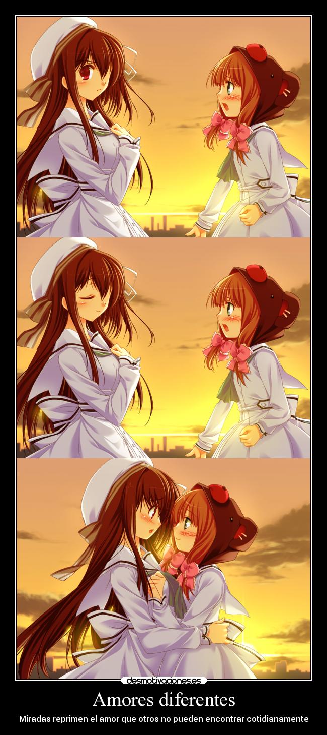 Amores diferentes - Miradas reprimen el amor que otros no pueden encontrar cotidianamente