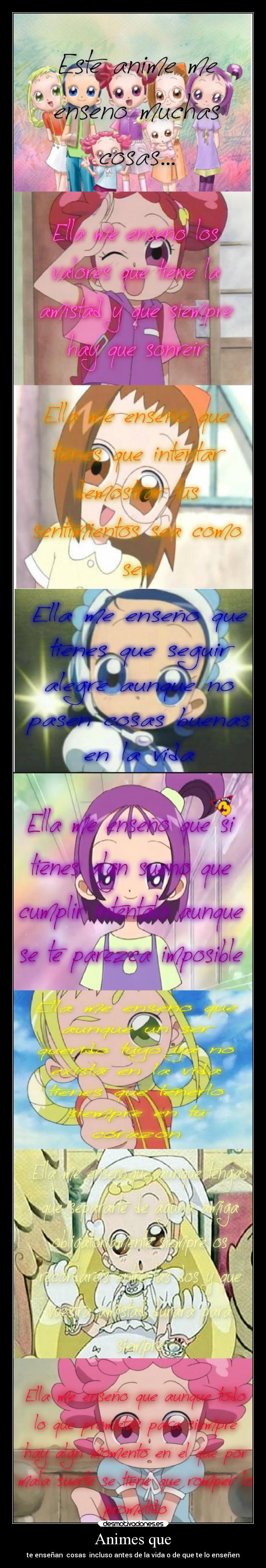 Animes que - te enseñan cosas incluso antes de la vida o de que te lo enseñen