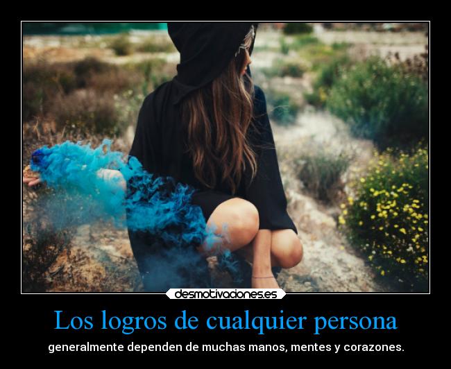 Los logros de cualquier persona - 