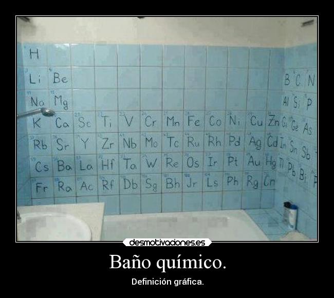 Baño químico. - 