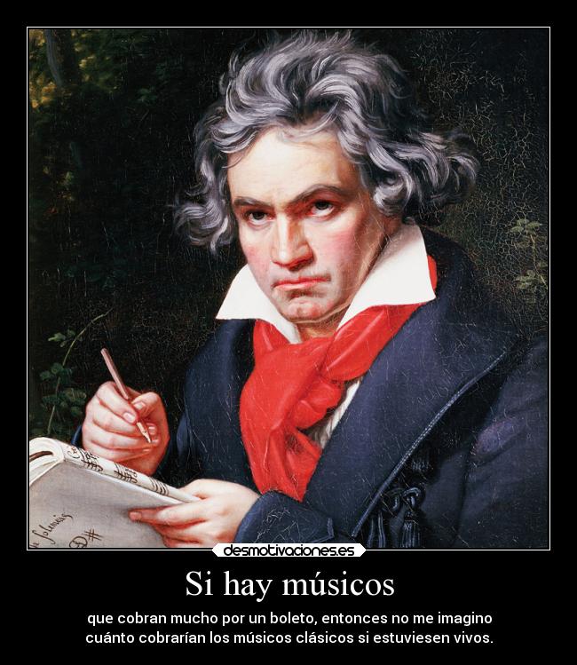 carteles beethoven desmotivaciones