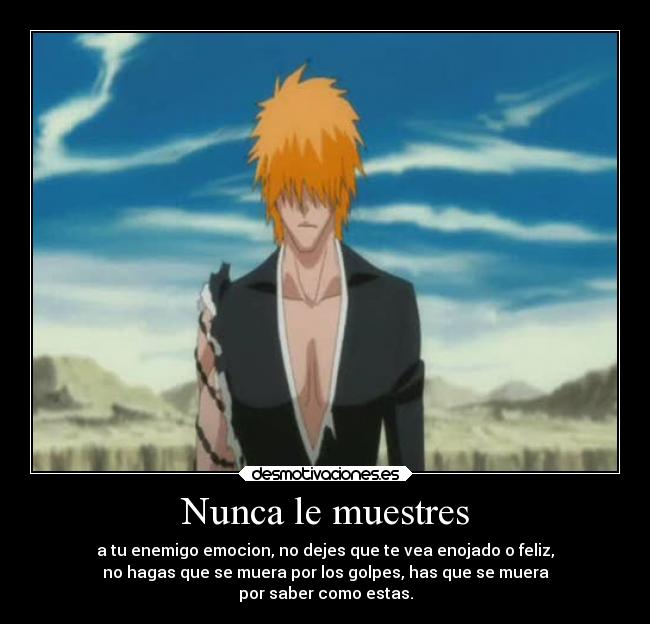 Nunca le muestres -