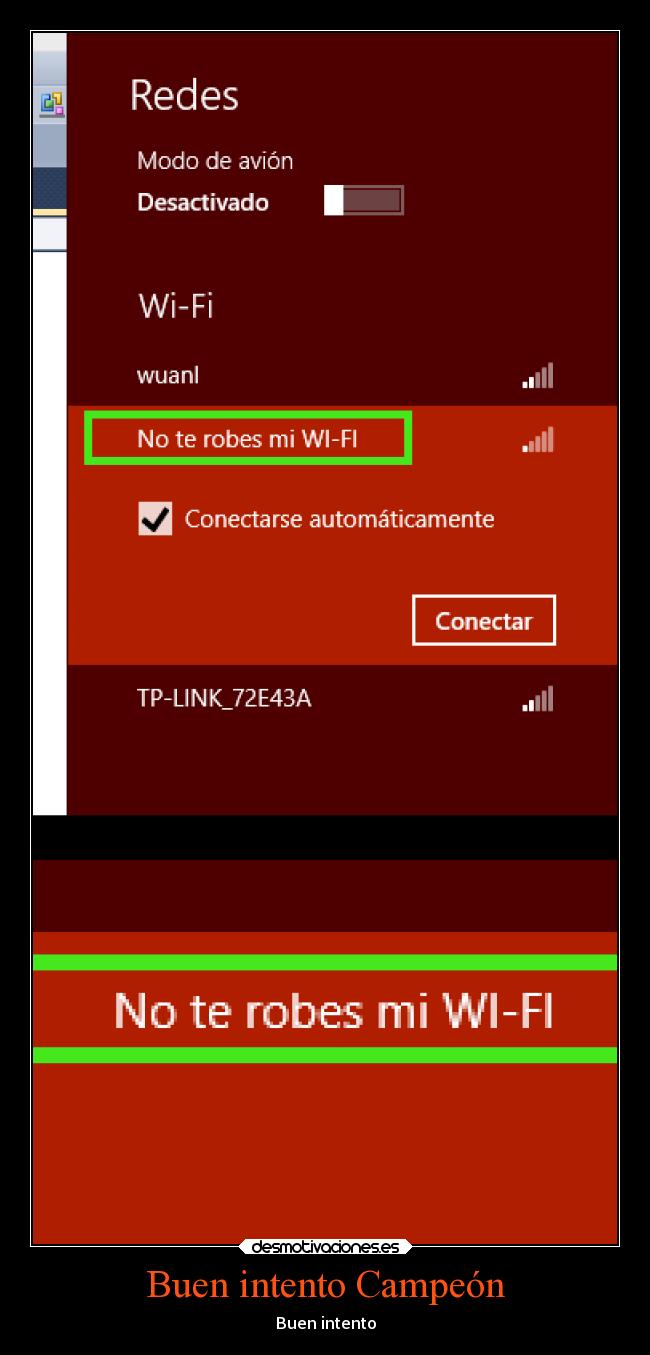 carteles robes wifi buen intento campeon tetas hentai porno desmotivaciones