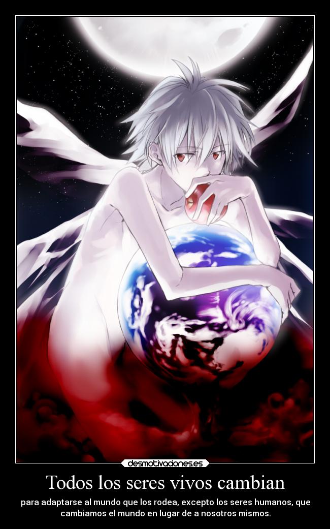 carteles raptorhunters harukaze anime manga otaku evangelion nemesis liluth mundo vida kaworu planeta desmotivaciones