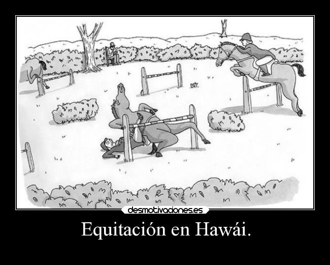 Equitación en Hawái. - 