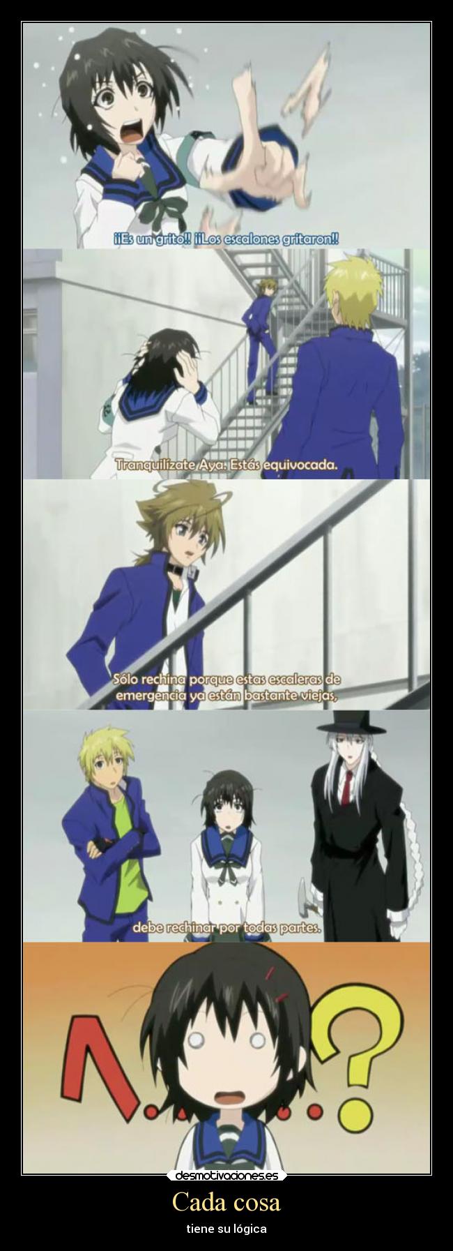 Cada cosa - tiene su lógica