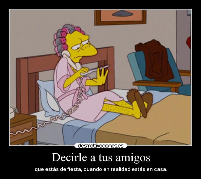 Decirle a tus amigos -