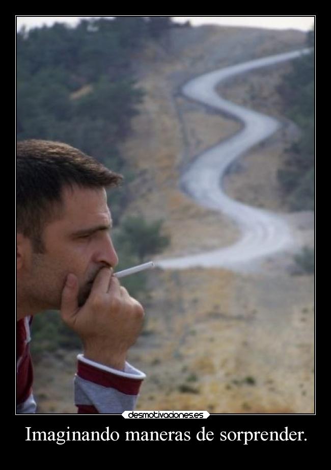 Imaginando maneras de sorprender. - 