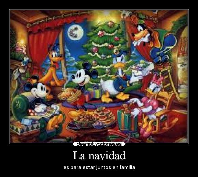 La navidad - es para estar juntos en familia