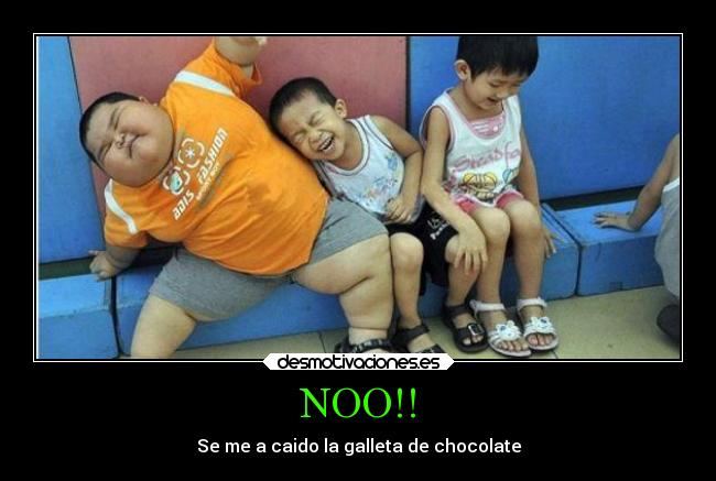 NOO!! - Se me a caido la galleta de chocolate