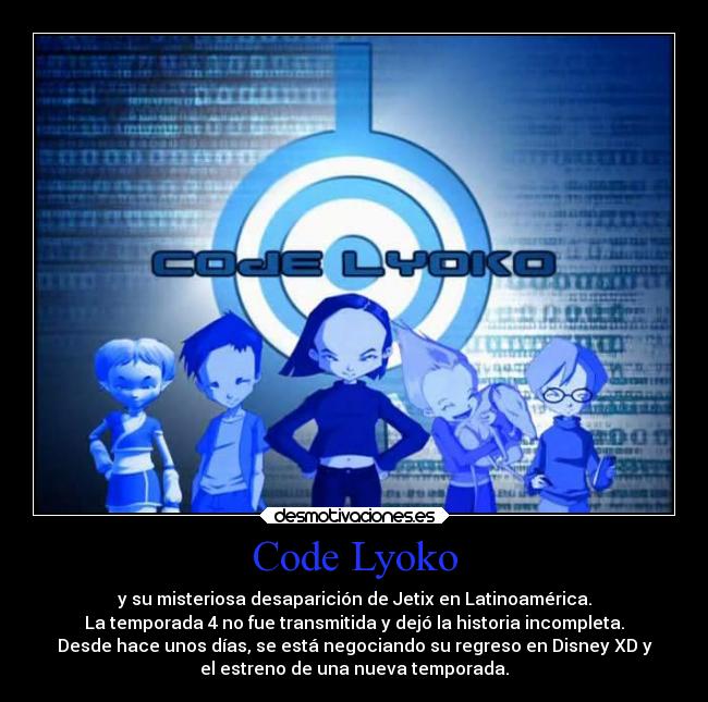 carteles code lyoko latinoamerica desmotivaciones