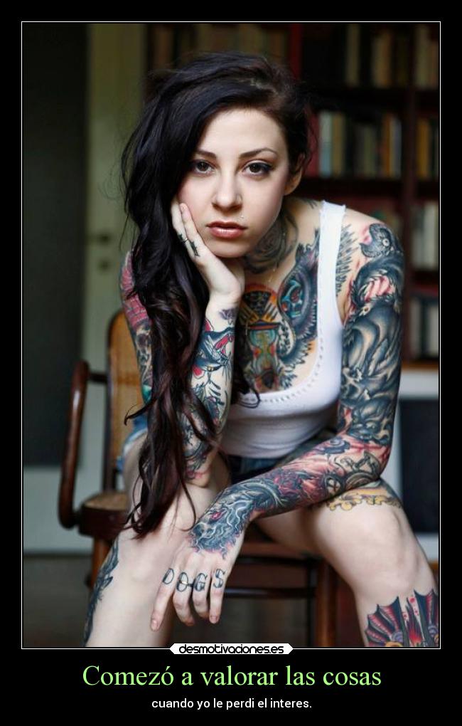 Comezó a valorar las cosas -