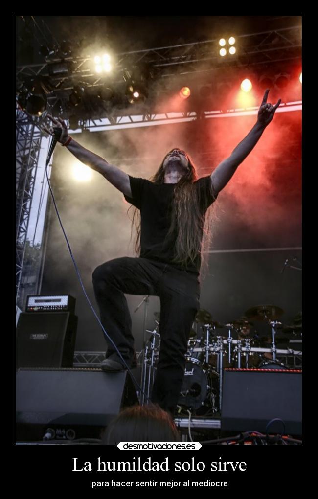 La humildad solo sirve -