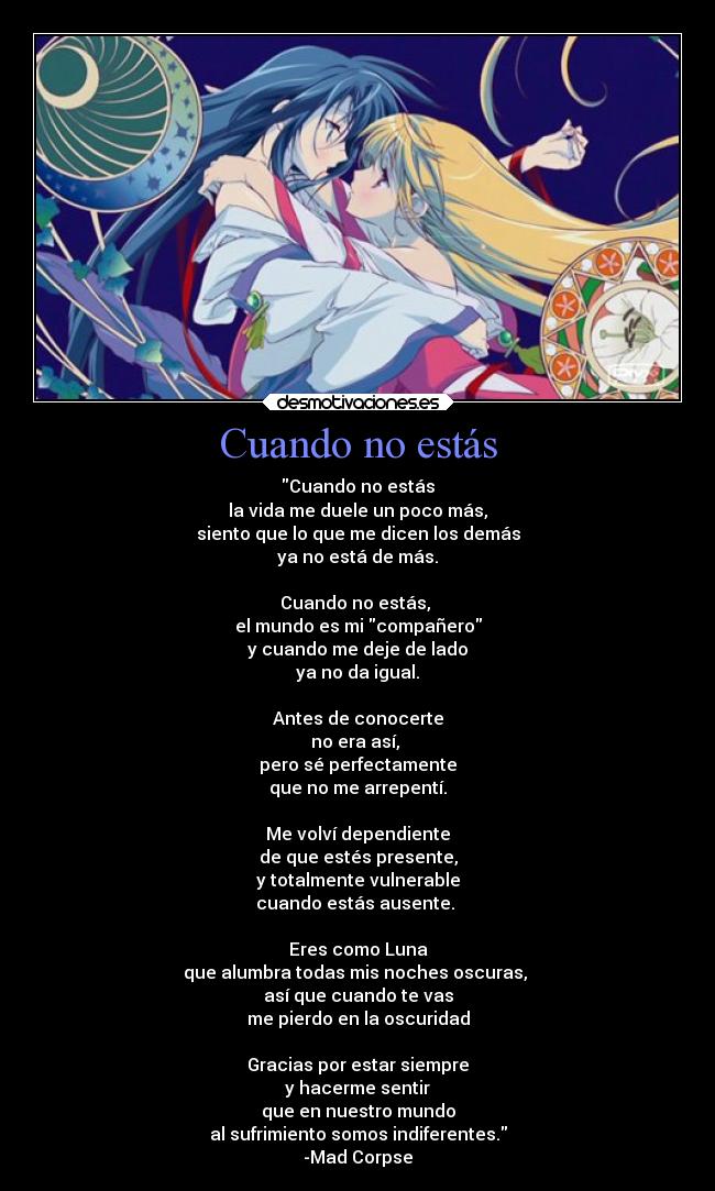 Cuando no estás - 
