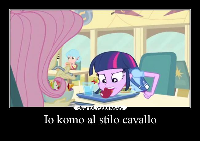 Io komo al stilo cavallo - 