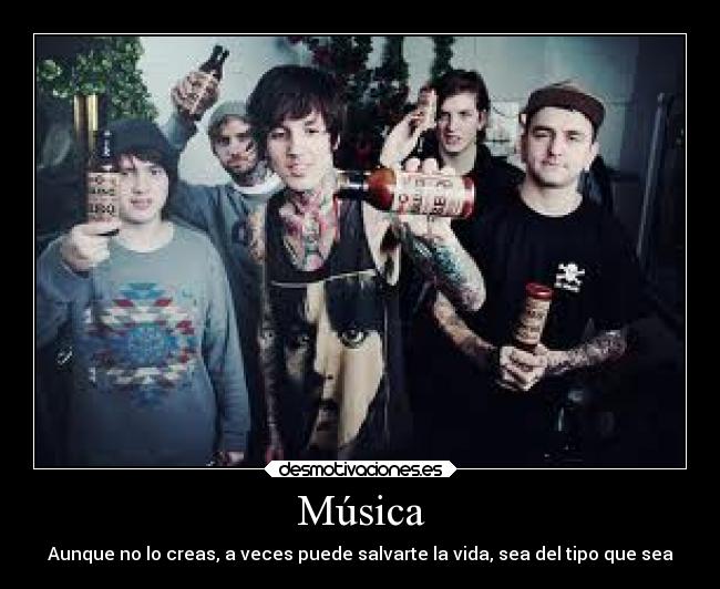 Música - Aunque no lo creas, a veces puede salvarte la vida, sea del tipo que sea