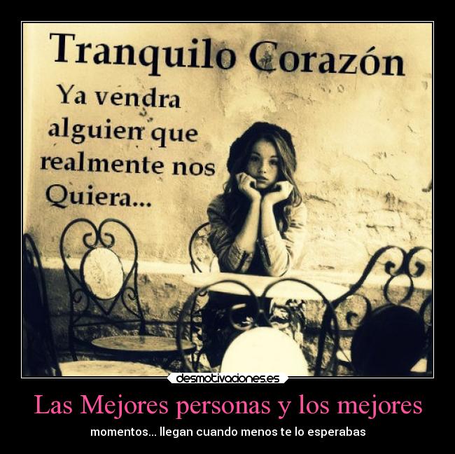 Las Mejores personas y los mejores -