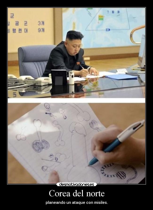 Corea del norte - planeando un ataque con misiles.