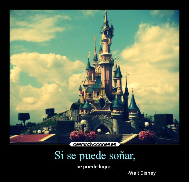 carteles suenos logros walt disney desmotivaciones