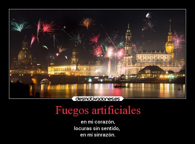 Fuegos artificiales -
