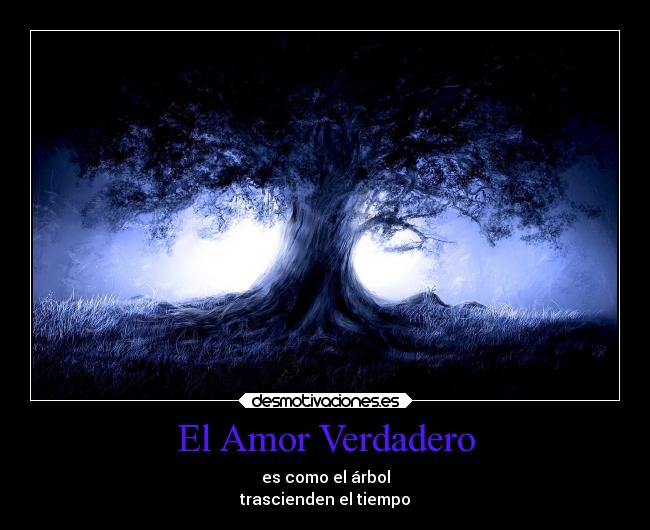 El Amor Verdadero - es como el árbol
trascienden el tiempo