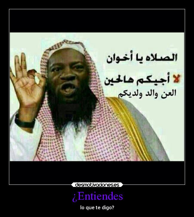 ¿Entiendes - lo que te digo?