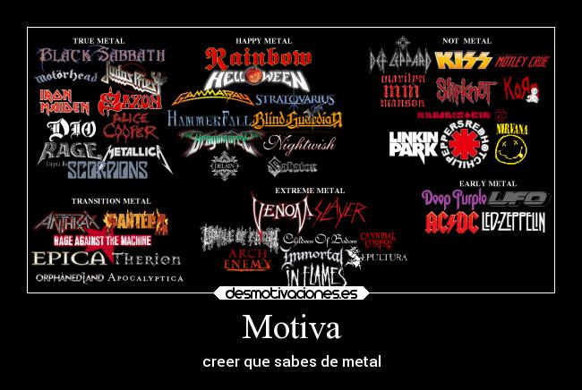 carteles happy metal que carajos eso desmotivaciones