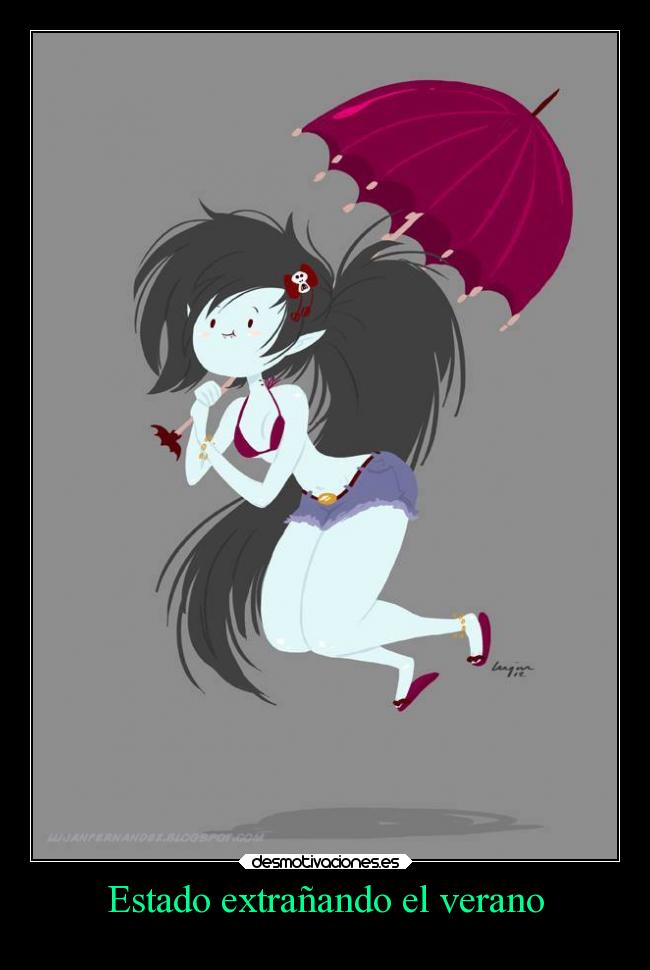 Estado extrañando el verano -