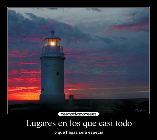 Lugares en los que casi todo -