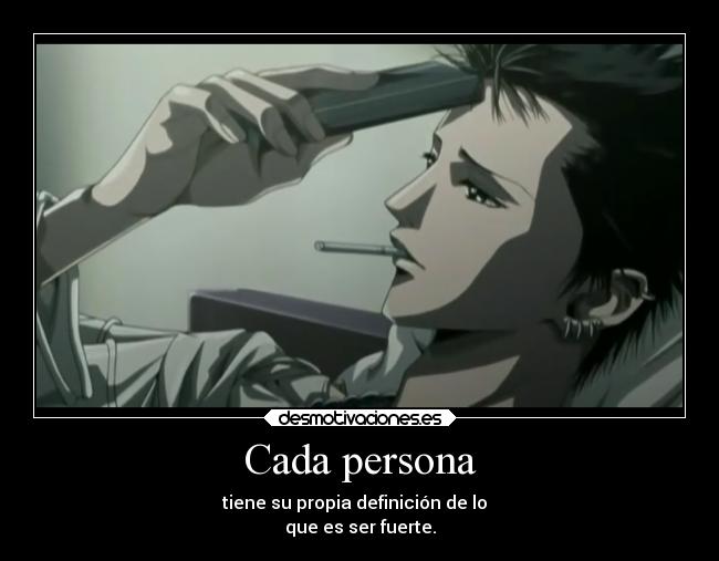 Cada persona -