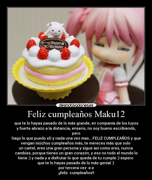 Feliz cumpleaños Maku12 - 