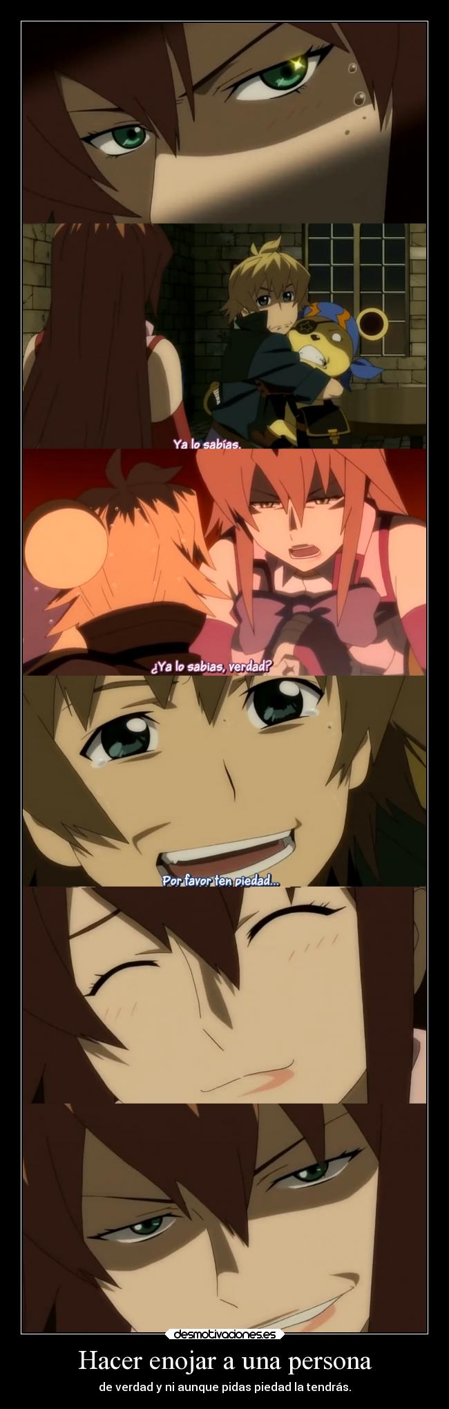 Hacer enojar a una persona - 