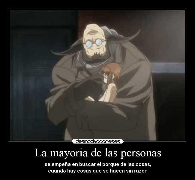 La mayoria de las personas -