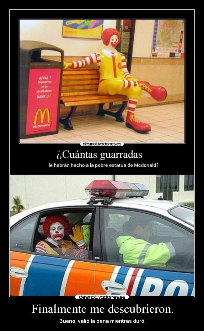 carteles mcdonald pillado humor jesshellscythe desmotivaciones