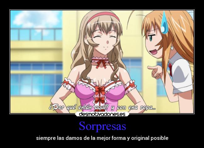 Sorpresas - siempre las damos de la mejor forma y original posible