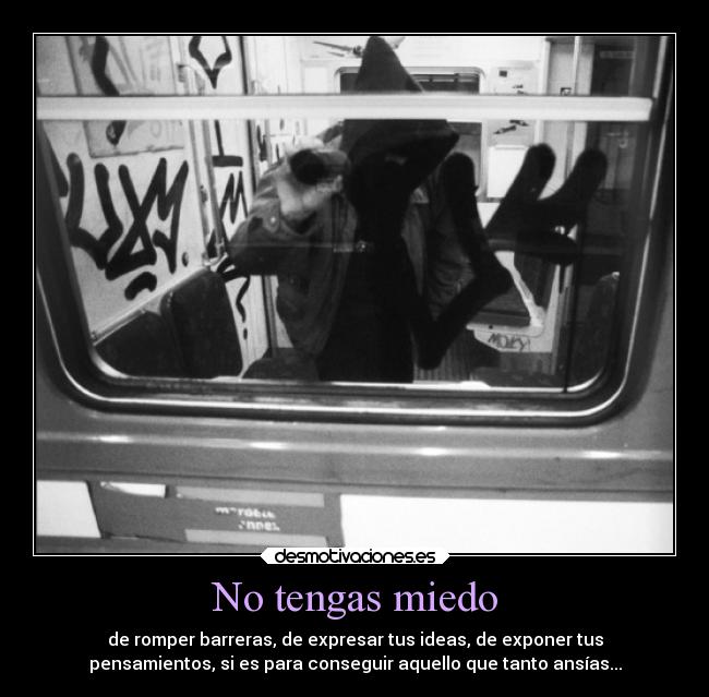 No tengas miedo - 