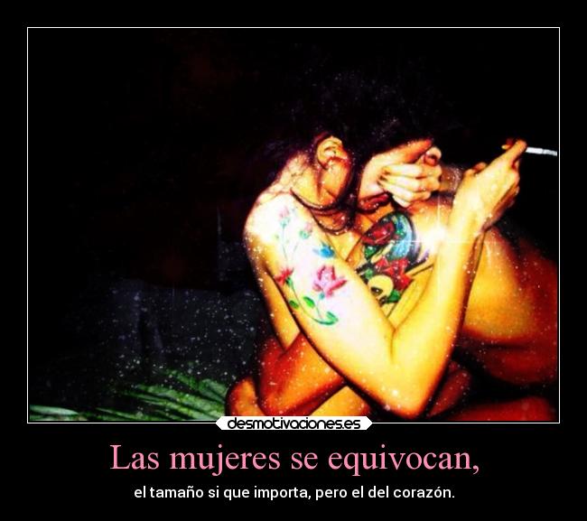 Las mujeres se equivocan, - 