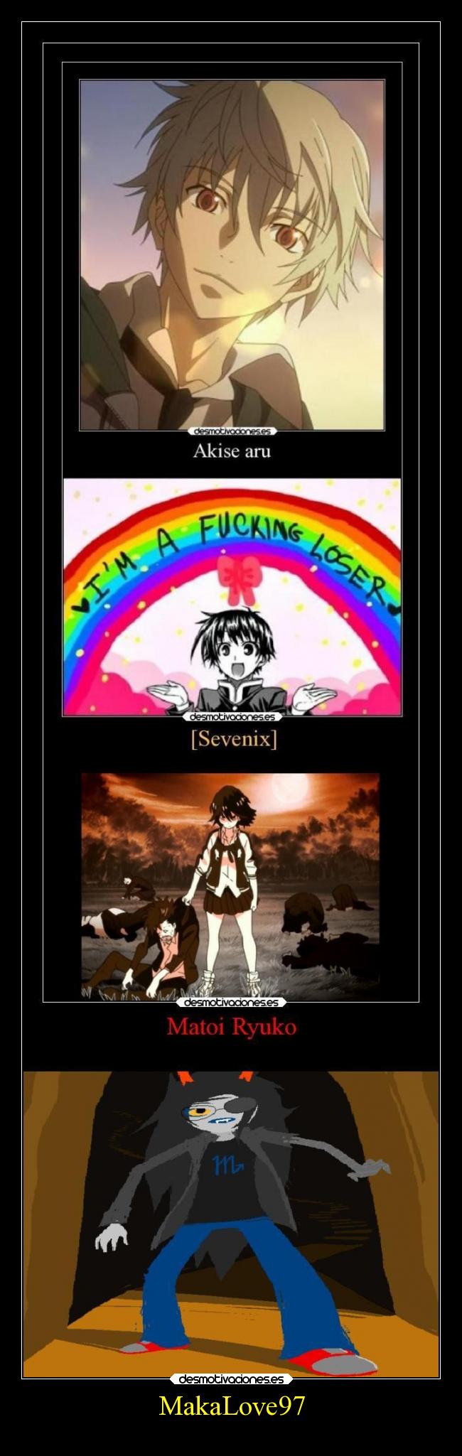 carteles soy tan malota siguiendo esta cadena anime homestuck makalove97 vriska desmotivaciones