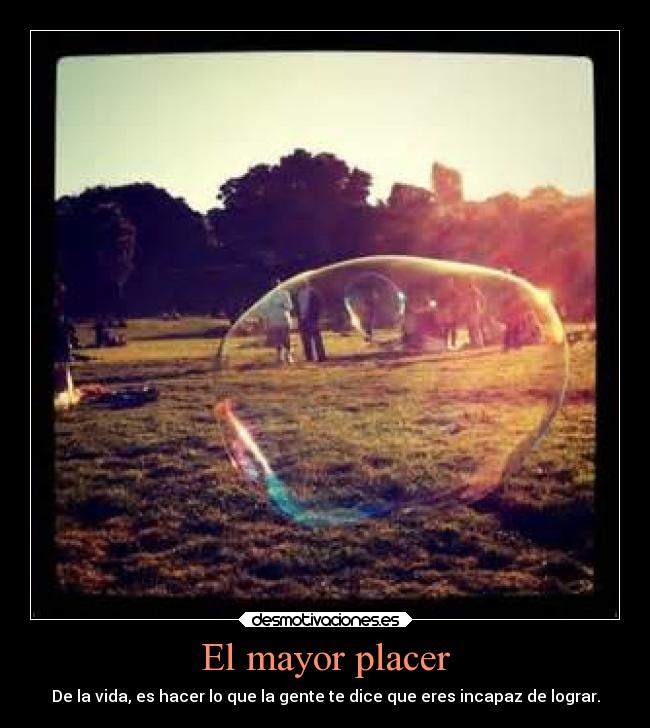 El mayor placer - 