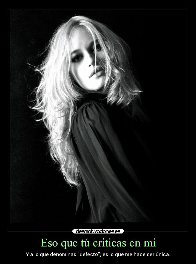 Eso que tú criticas en mi - 